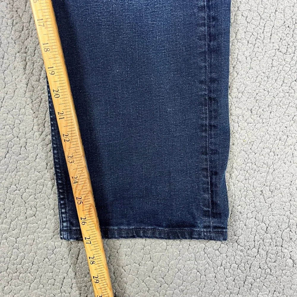 7 For All Mankind Mens Dark Wash Straight Leg Stretch Denim Jeans Size 38x27